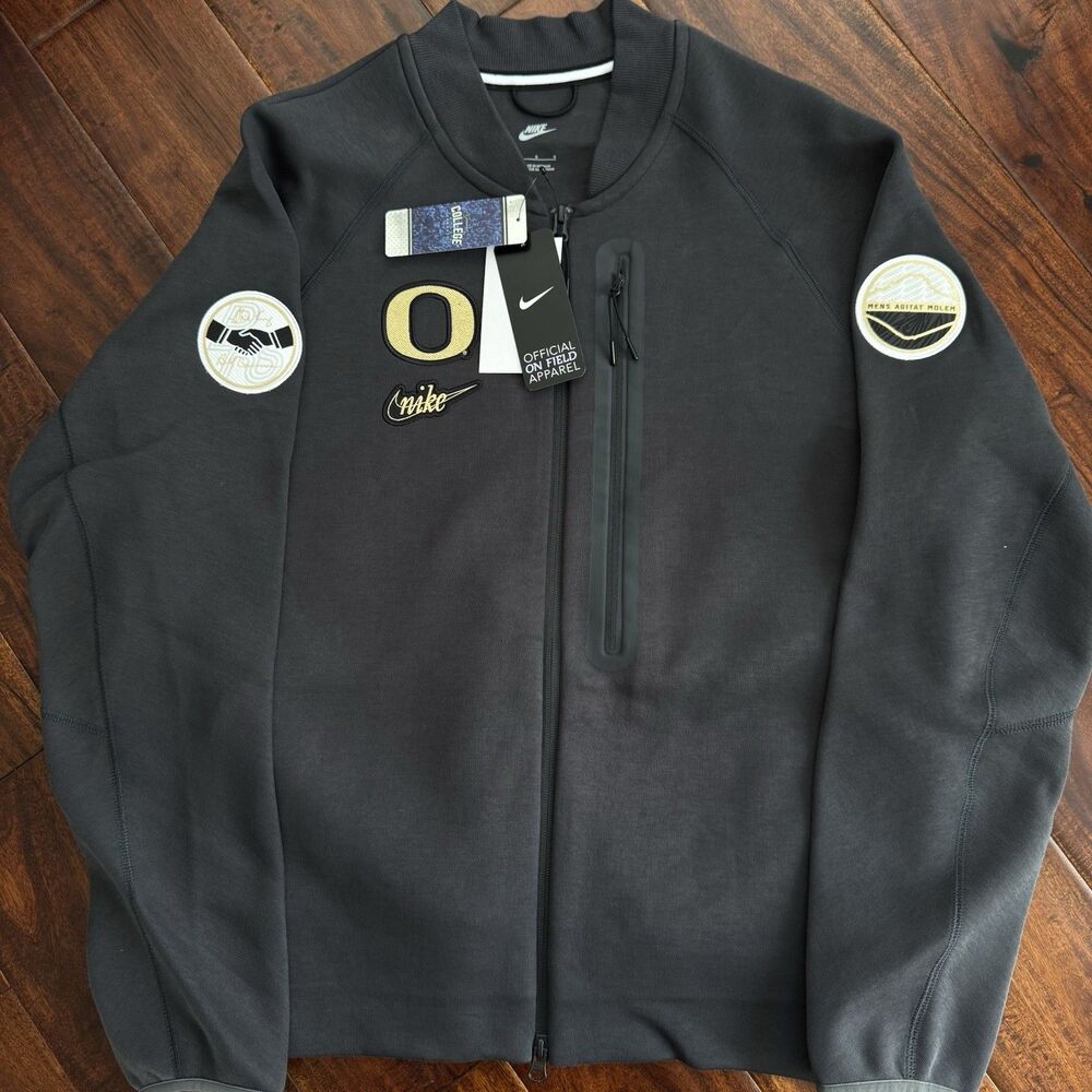 Nike Oregon Ducks Shoe Duck Collection Tech Fleece Jacket